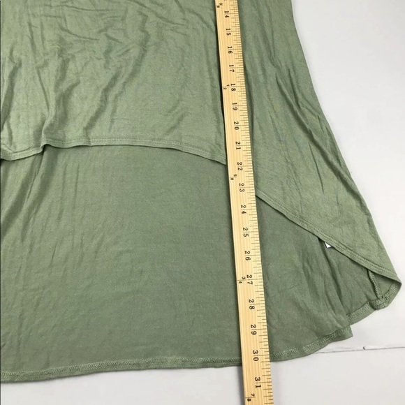 Logo Lori Goldstein Green Hi Lo Scoop Neck Tunic M - Picture 4 of 7